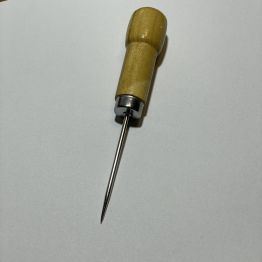 Шило швейное 12,5см деревянная ручка