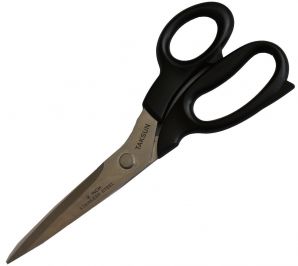 Ножиці кравецькі "TAKSUN" №9 (220мм) пластикова ручка GL120