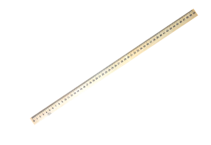 Лінійка лекало дерев'яна 50 см (шовкографія) 103 011