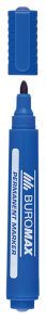 Маркер водостойкий BUROMAX BM.8700-02 JOBMAX 2-4 мм синий