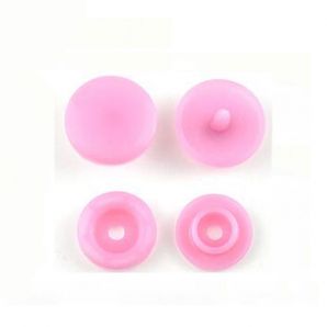 Кнопка пластиковая 12мм розовая (08) 50шт