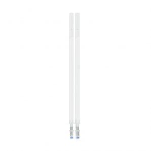 Ручка - стержень термо 130мм (толщина 4 мм), исчезает при утюжке, цвет белый