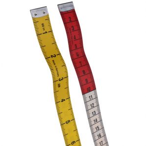 Портновский сантиметр 150см / 60дюйм / 18мм, разметка от единицы!!! (не с 0)