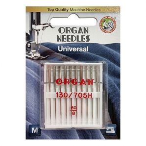 Голки швейні універсальні ORGAN №60 для побутових швейних машин блістерна упаковка 10 штук