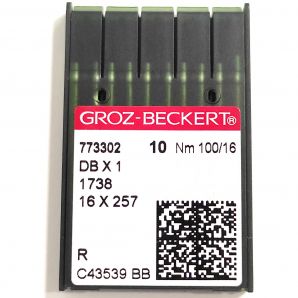 Иглы для промышленных швейных машин Groz-Beckert DBx1, R, №100