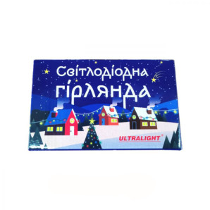 Гірлянда внутрішня світлодіодна лінійна Ultralight DL String 100Led 10м різнокольорове світло прозорий дріт 1.2мм IP20 з контролером 64317 (6832)