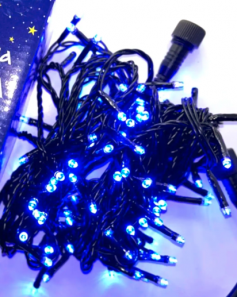 Гирлянда светодиодная линейная Ultralight 64447 DL String 100Led 10м. IP44, синий свет, без контролера