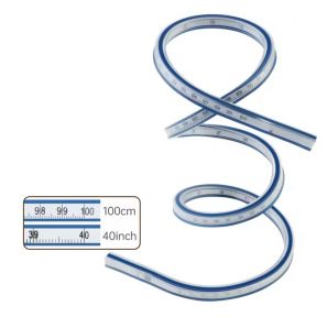 Лекало линейка гибкая двусторонняя 100 см/40 дюймов