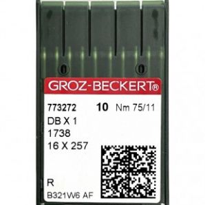 Иглы для промышленных швейных машин Groz-Beckert DBx1, R, №75/11