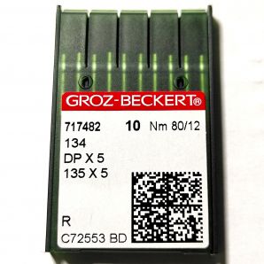 Иглы для промышленных швейных машин Groz-Beckert DPx5, R, №80/12