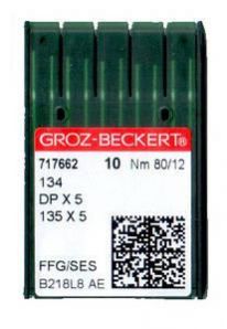 Иглы для промышленных швейных машин Groz-Beckert DPx5, FFG/SES, №80/12