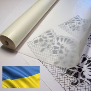 Калька прозрачная для чертежей в рулонах КТ6440Р ширина 64 см длина 40 метров, плотность 52г/м.кв