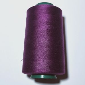Нитки швейные универсальные 100% полиэстер 40/2 Peri 4000 ярдов винно - пурпурные 024