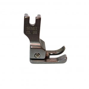 Лапка компенсационная (плавающая) левая с ограничителем SUSEI CL25 (2,5мм) для промышленных швейных машин