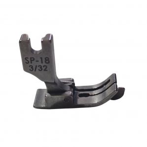 Лапка металлическая SP-18 3/32 R для промышленных швейных машин для отстрочки по правому краю