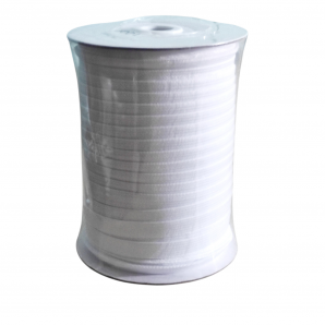 Резинка бельевая плоская Peri белая ширина 10 мм длина 100 метров