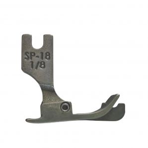 Лапка металлическая SP-18 R 1/8 для промышленных швейных машин для отстрочки по правому краю