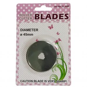 Сменное лезвие ножа для пэчворка диаметр 45 мм в индивидуальной упаковке