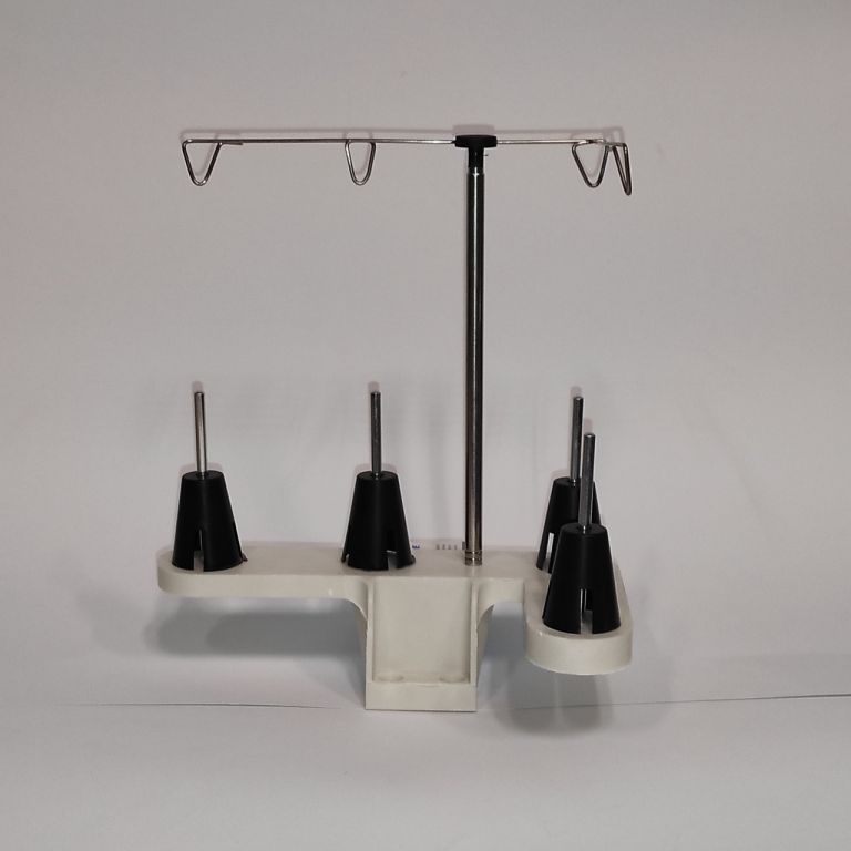 Подставка переходник на четыре катушки ниток для швейных машин, основа пластик