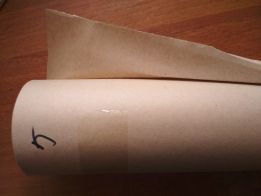Бумага крафт в рулоне для упаковки, лекал, выкройки (5 кг) 70 г/кв.м. х 1050 мм