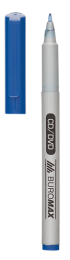 Маркер водостойкий тонкопишущий JOBMAX, BM.8701-02 синий, 0.6мм