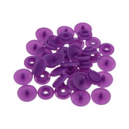 Кнопка пластиковая 12мм фиолетовая (03) 50шт