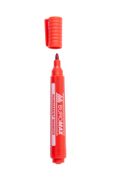 Маркер водостойкий BUROMAX BM.8700-05 JOBMAX 2-4 мм красный