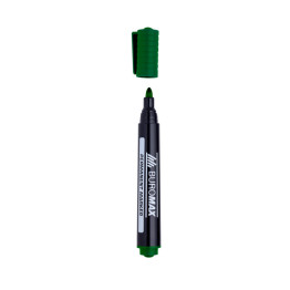 Маркер водостійкий BUROMAX BM.8700-04 JOBMAX 2-4 мм зеленый (6219)