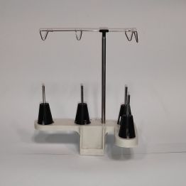 Подставка - держатель YOKE на 4 котушки ниток для швейных машин и оверлоков (пластик + метал)