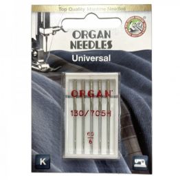 Голки швейні універсальні ORGAN №60 для побутових швейних машин блістерна упаковка 5 штук