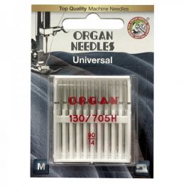 Голки швейні універсальні ORGAN №90 для побутових швейних машин блістерна упаковка 10 штук