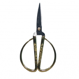 Ножницы универсальные для шитья и рукоделия с золотыми ручками DE XIAN 127mm (5") K42