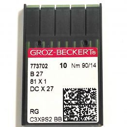 Голки швейні для промислових оверлоків Groz-Beckert DCx27, RG №90