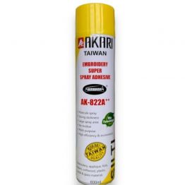 Клей - спрей для временной фиксации деталей во время шитья и вышивки Embroidery Super Spray Adhesive AK-822A++