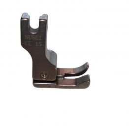 Лапка компенсационная (плавающая) левая с ограничителем SUSEI CL15 (1,5мм) для промышленных швейных машин