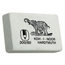 Гумка KOH-I-NOOR "Слон" 300/60 з натурального каучуку (7404)