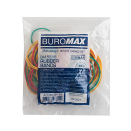 Гумки для грошей, 50 г, BUROMAX, JOBMAX BM.5515 асорті (800)